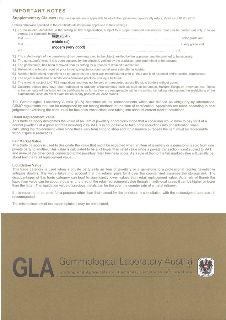 Former Diamond Ruby & Sapphire Ring: "France's Pride"