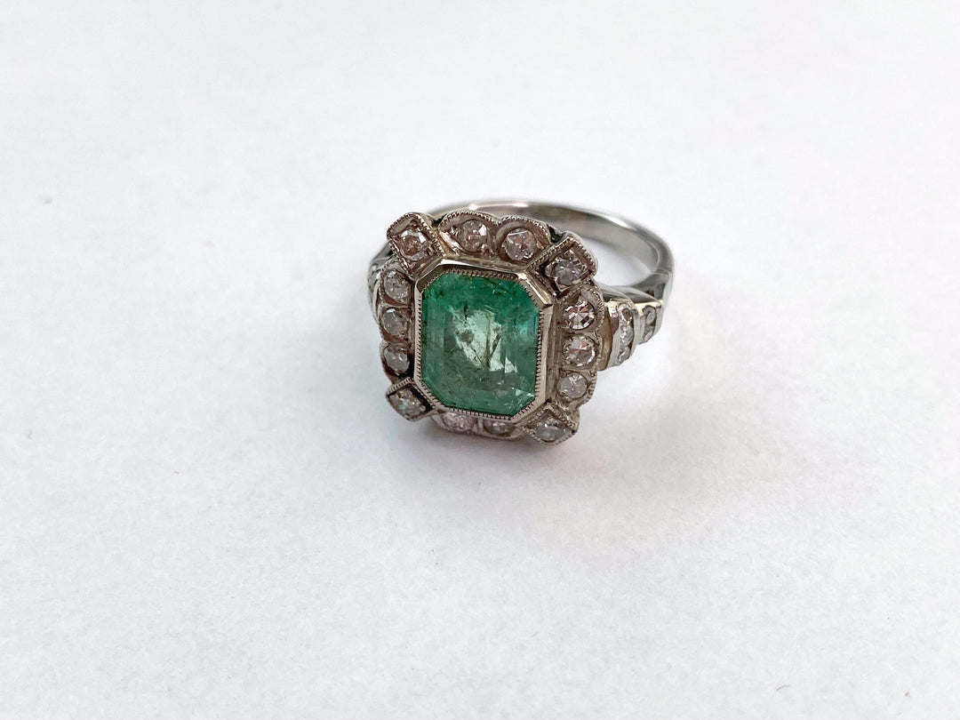 3ct Emerald & Diamonds: "Evergreen Pride"