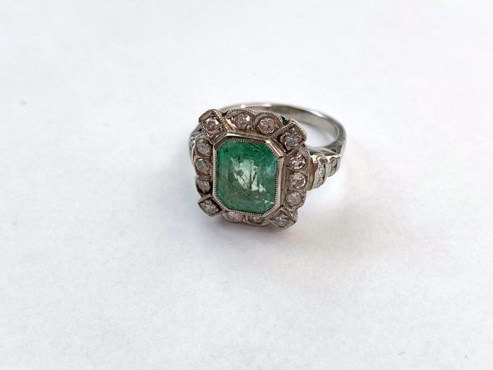 3ct Emerald & Diamonds: "Evergreen Pride"