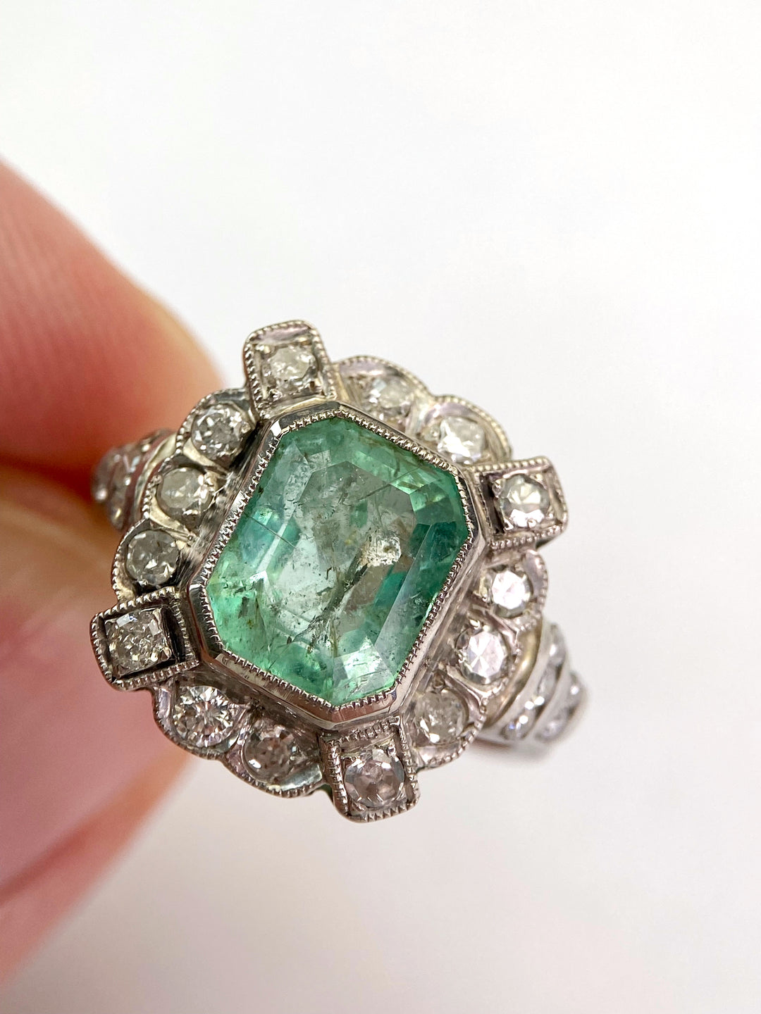 3ct Emerald & Diamonds: "Evergreen Pride"