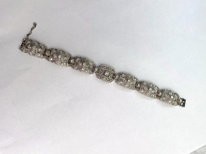 Platinum bracelet with approximately 3.5 ct diamonds: "True Vision"