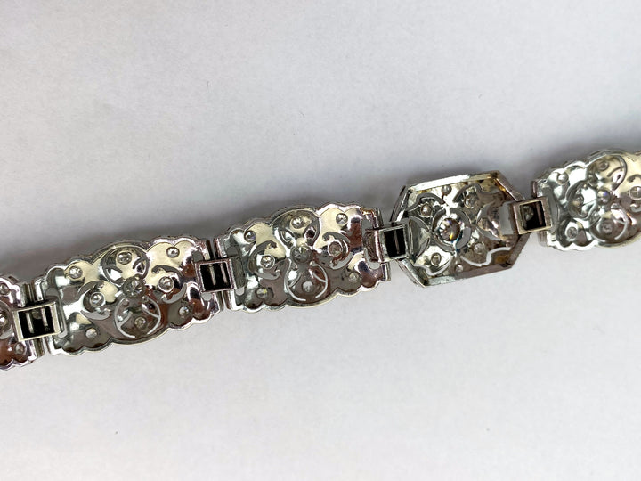 Platinum bracelet with approximately 3.5 ct diamonds: "True Vision"