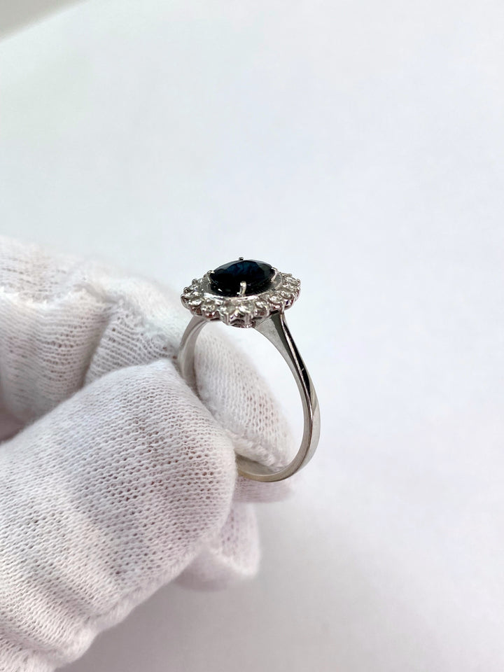 Sapphire & Diamond Ring: "Loyal Happiness"