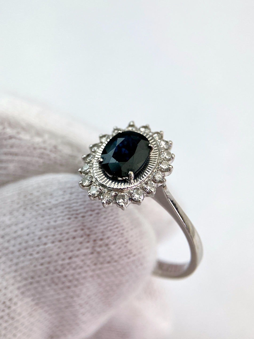 Sapphire & Diamond Ring: "Loyal Happiness"